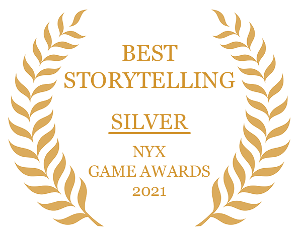 Silver Winner Best Storytelling at NYX Game Awards 2021